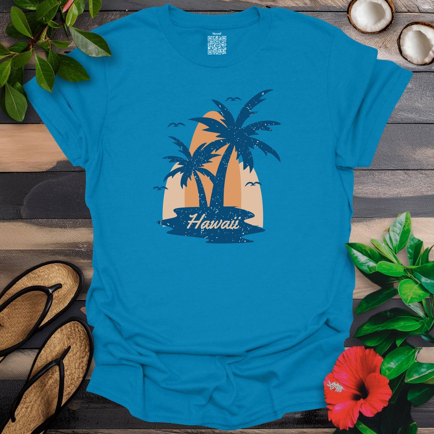 Hawaii Double Palm T-Shirt