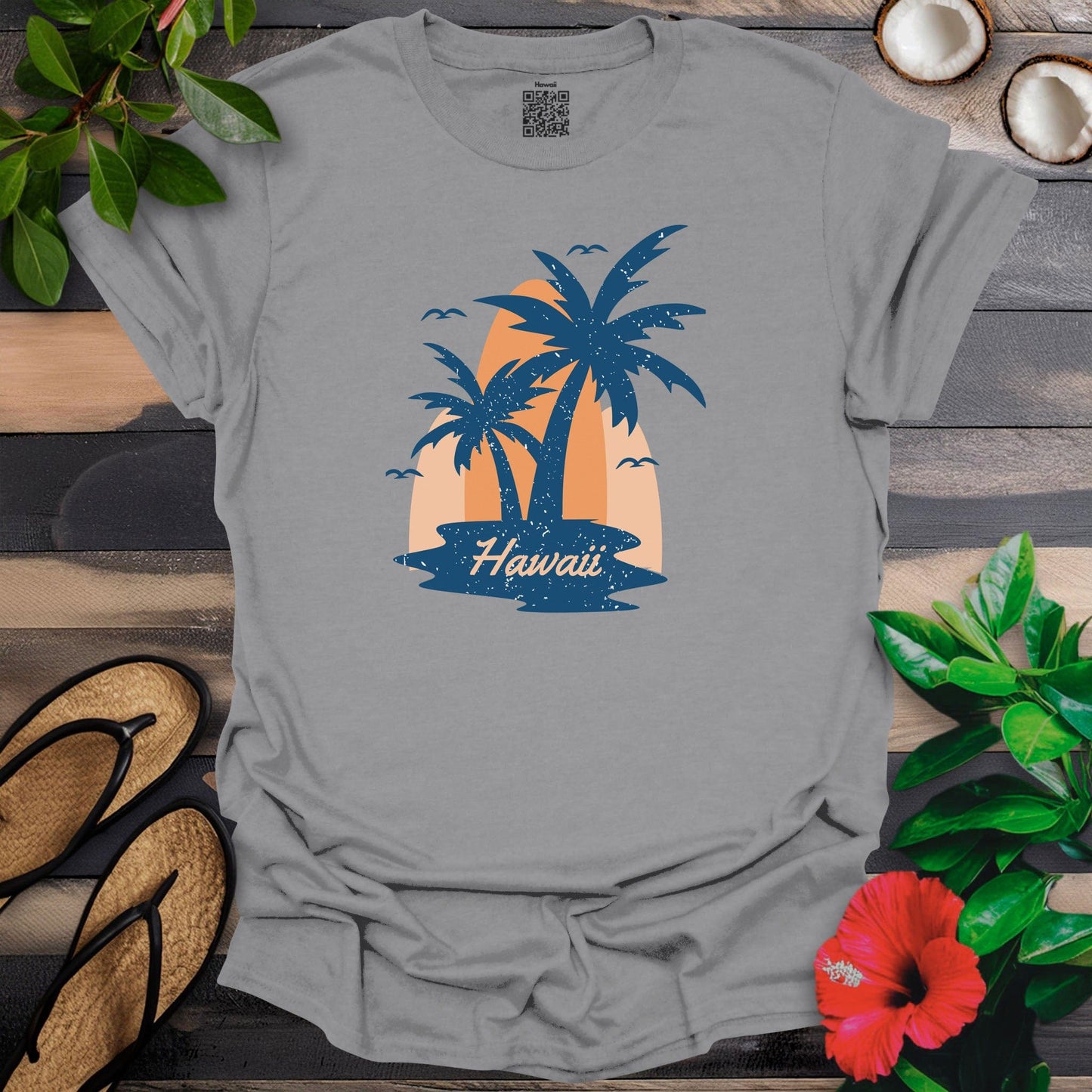 Hawaii Double Palm T-Shirt