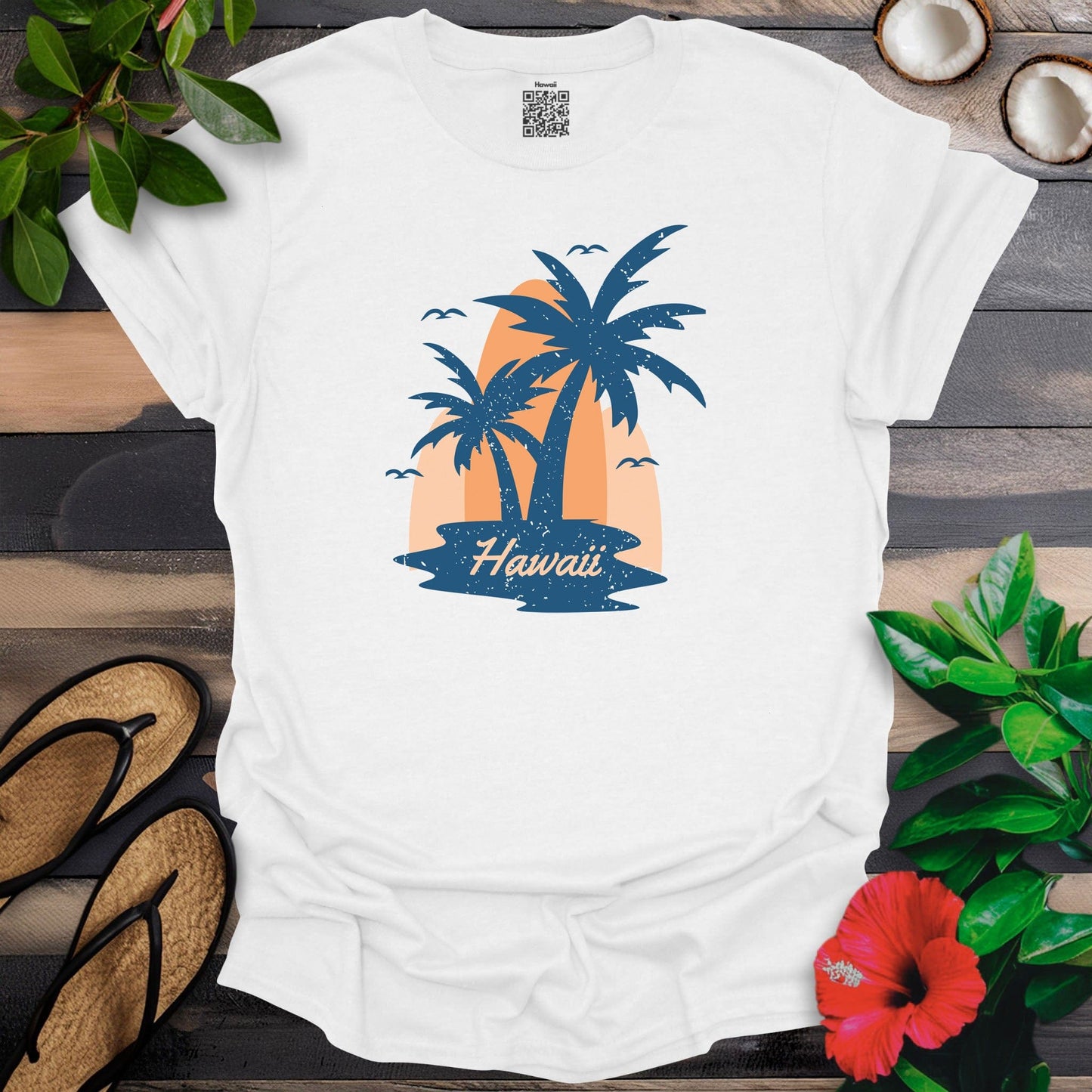 Hawaii Double Palm T-Shirt