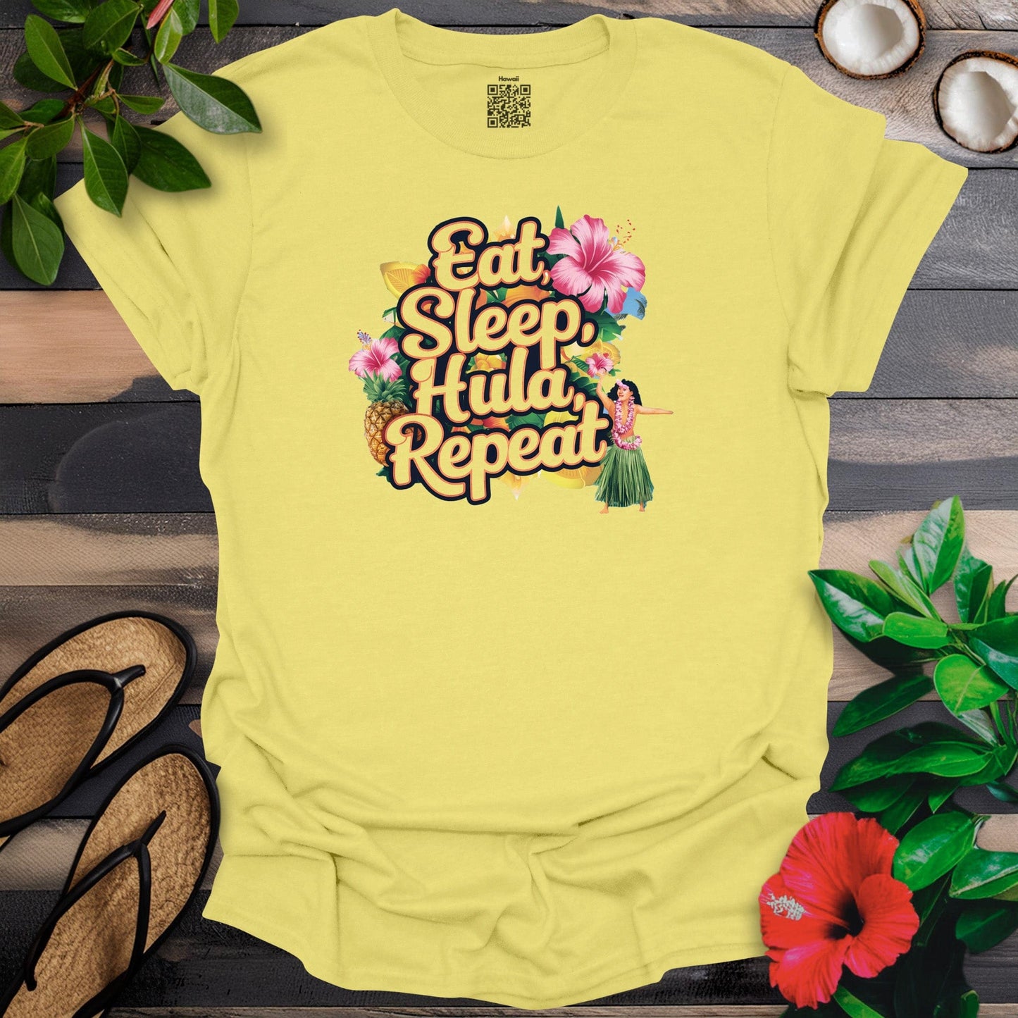 Eat, Sleep, Hula, Repeat T-Shirt