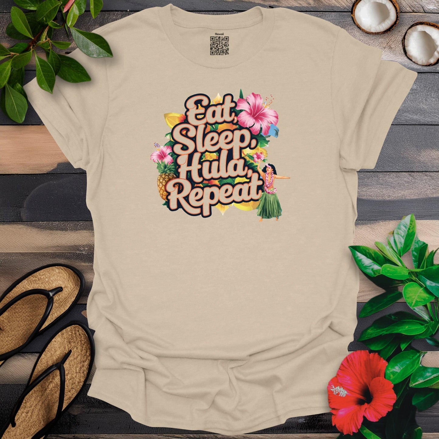 Eat, Sleep, Hula, Repeat T-Shirt