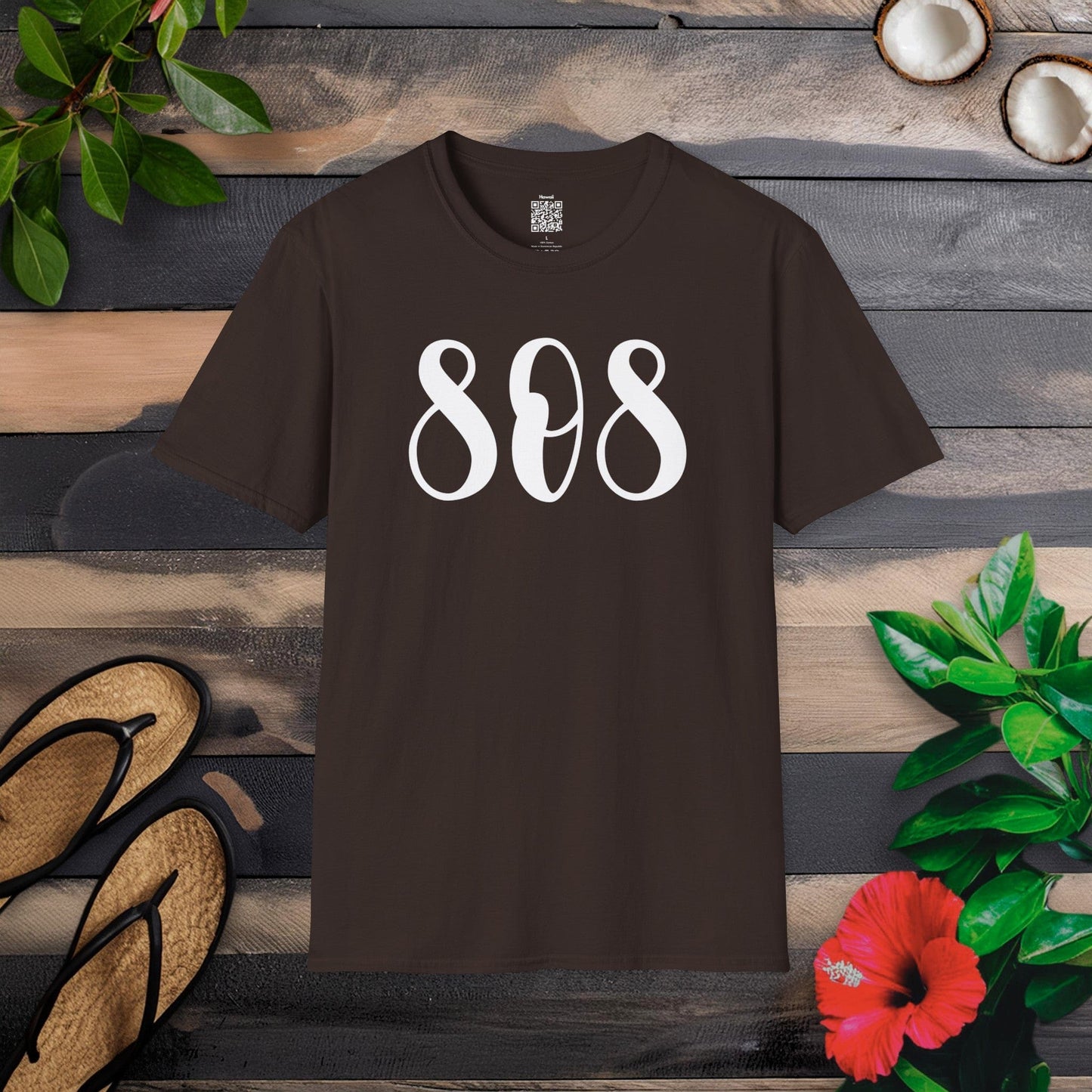 Casually 808 White T-Shirt