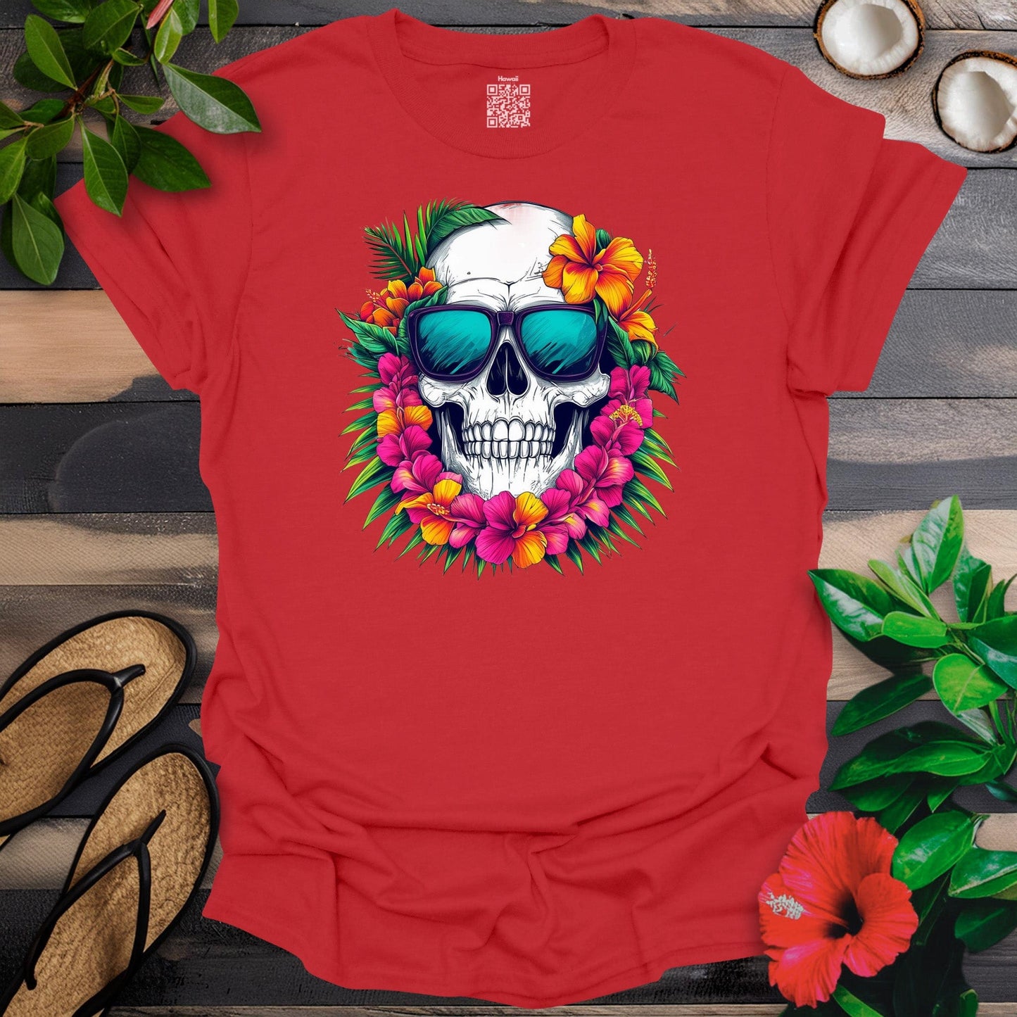 Lei Skull T-Shirt