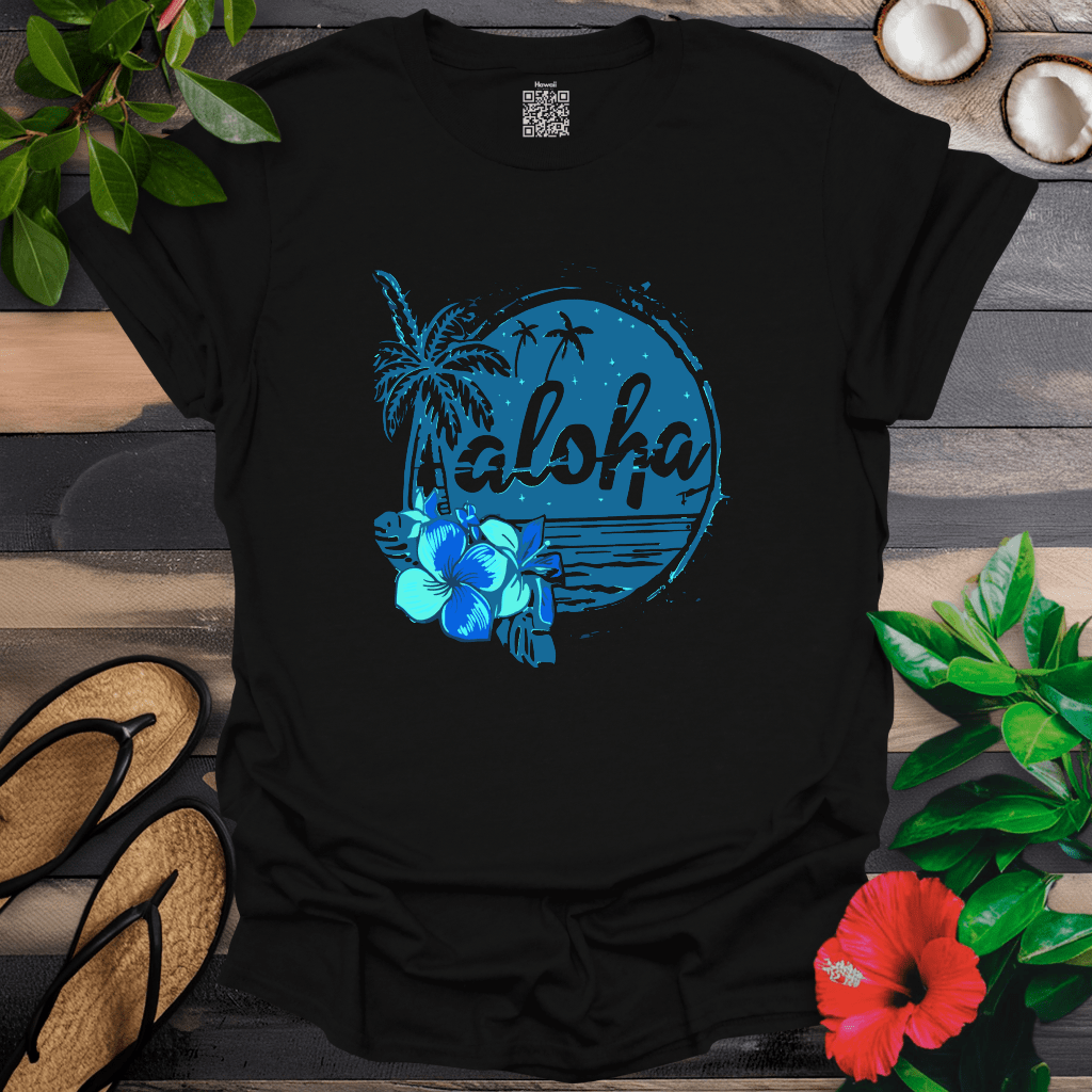 Blue Aloha T-Shirt