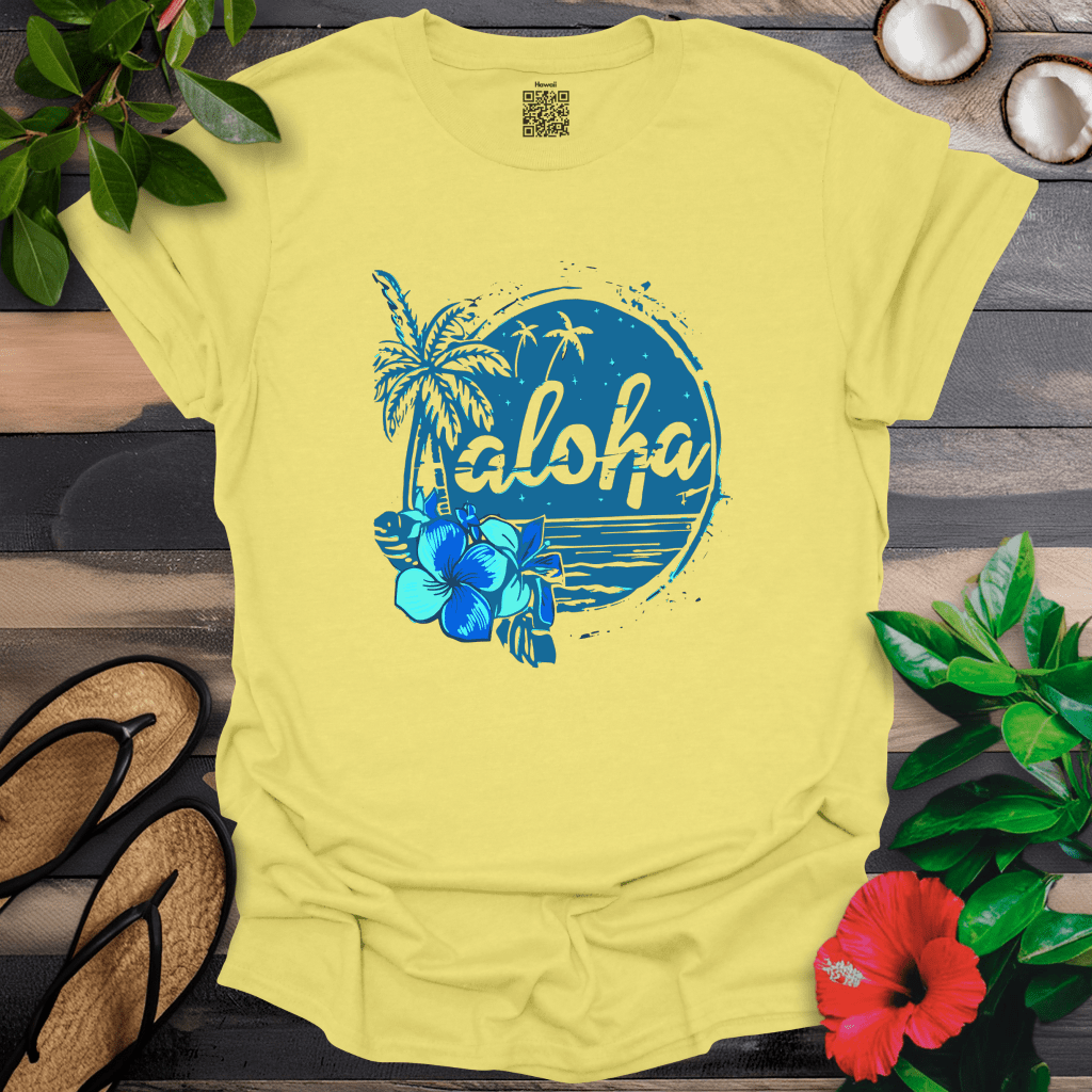 Blue Aloha T-Shirt