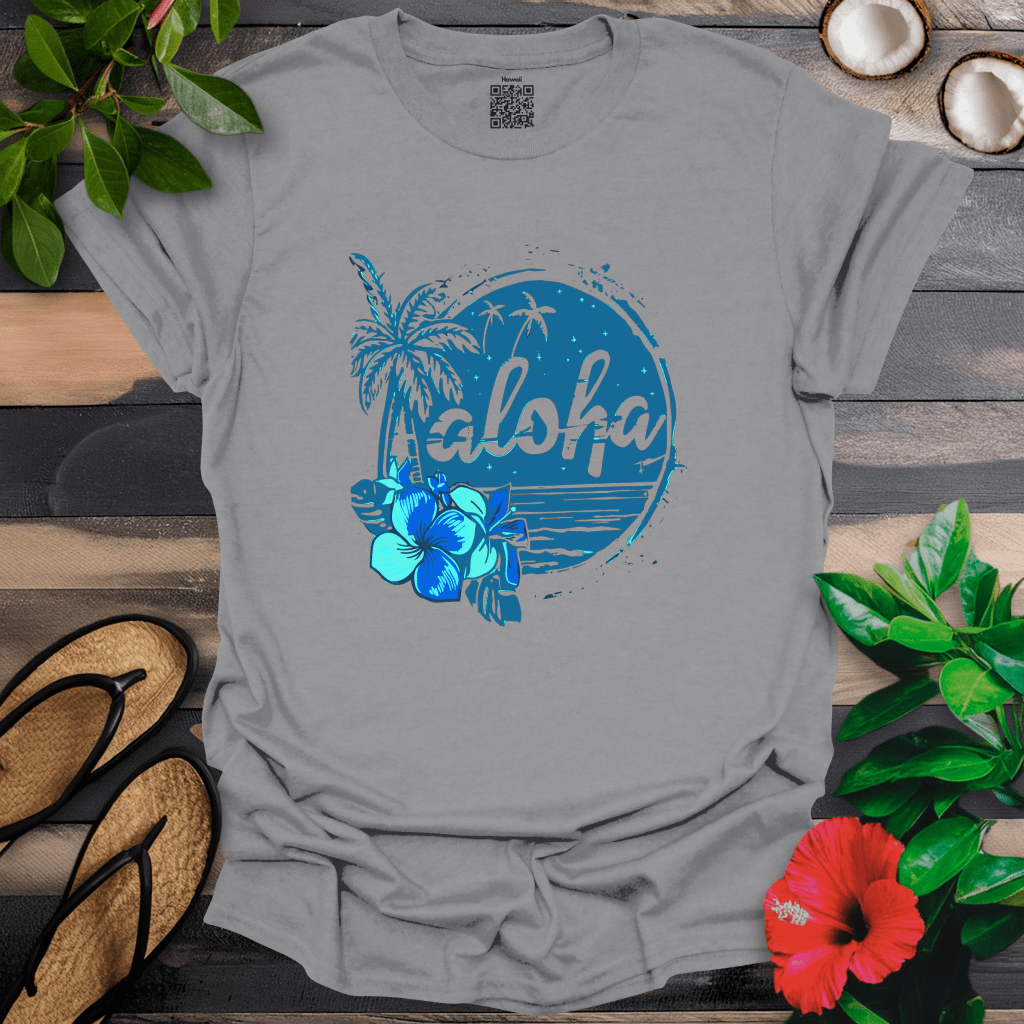 Blue Aloha T-Shirt