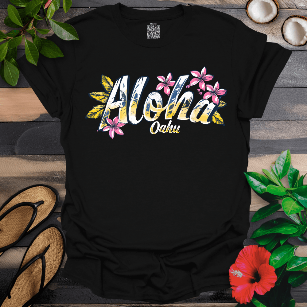 Aloha Pink Plumeria T-Shirt