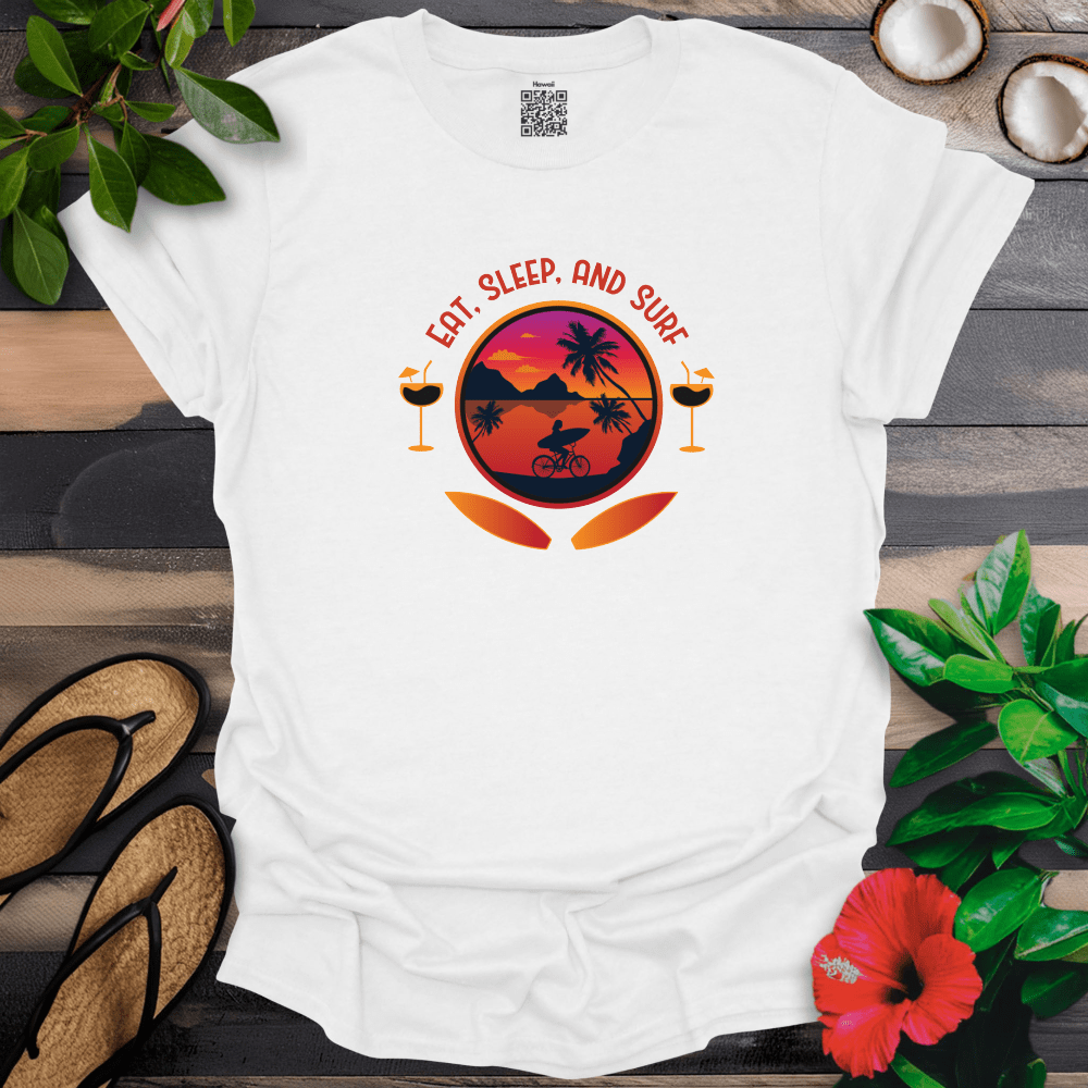 Eat Sleep and Surf T-Shirt