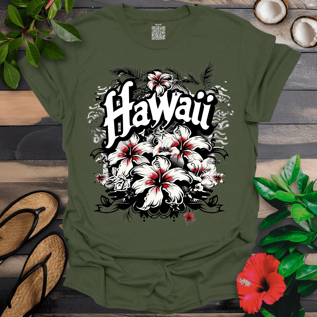 Hawaii Hibiscus Vibes T-Shirt