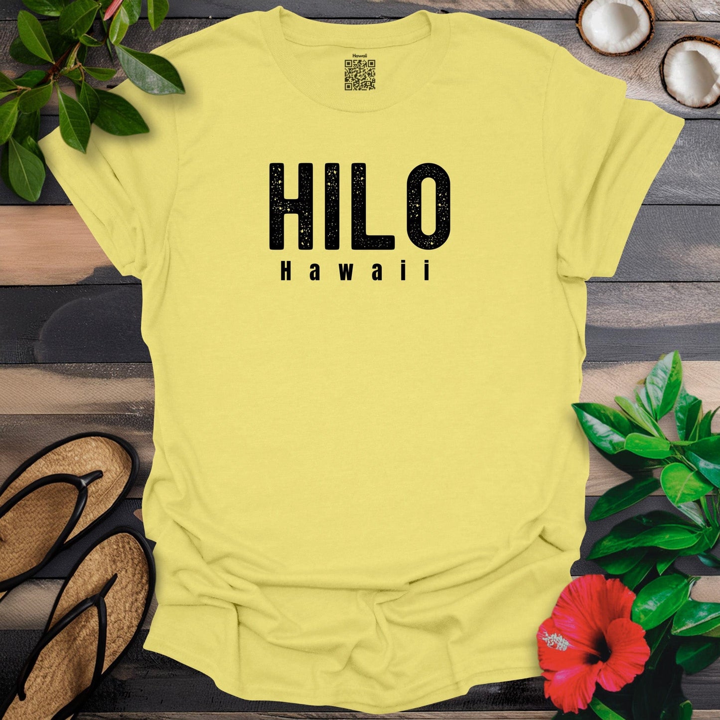 Hilo Big Black Bold T-Shirt