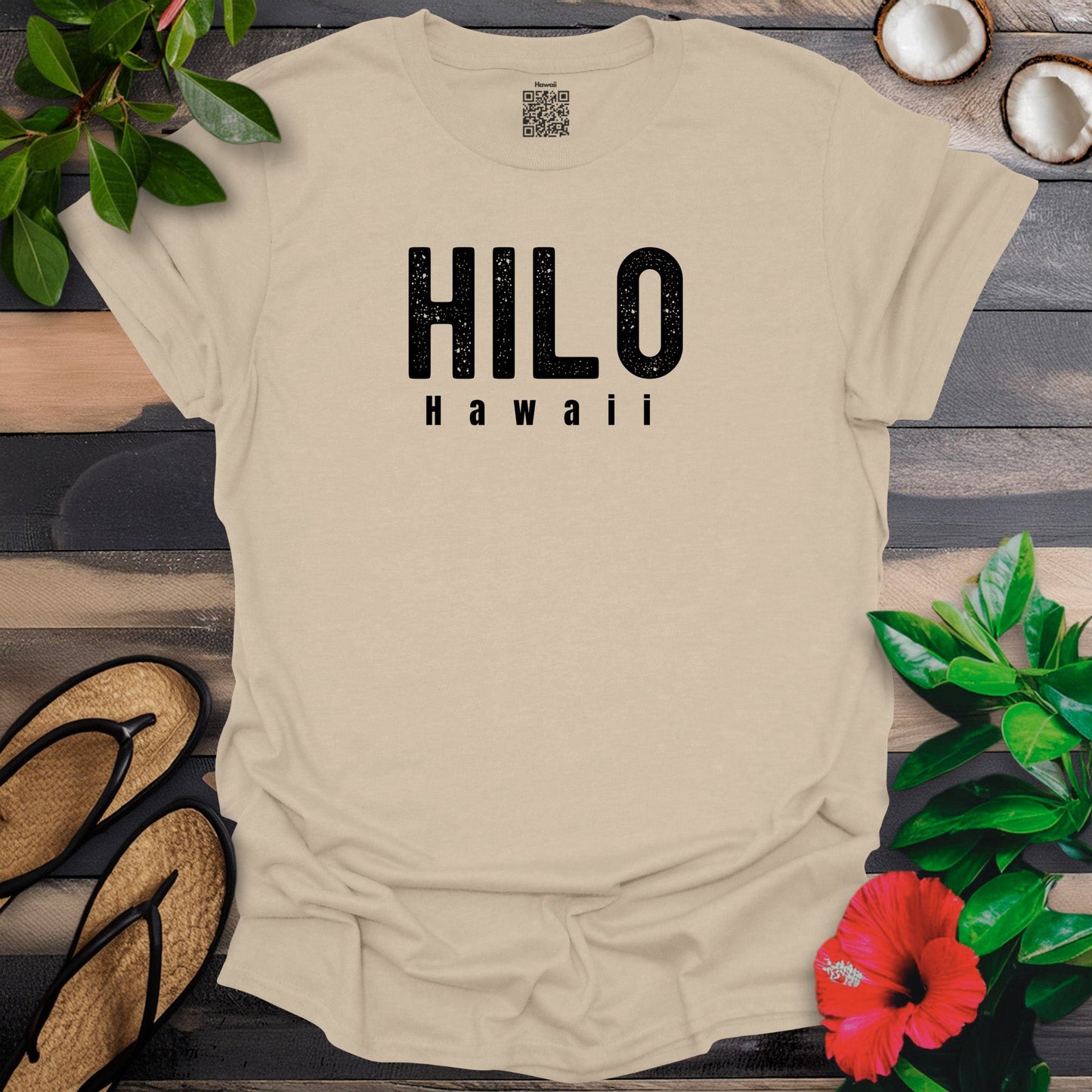 Hilo Big Black Bold T-Shirt