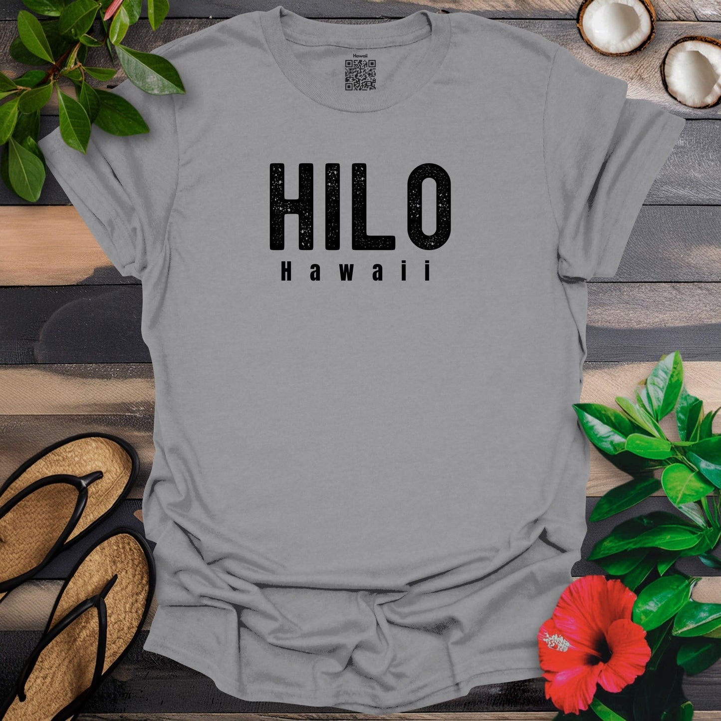 Hilo Big Black Bold T-Shirt