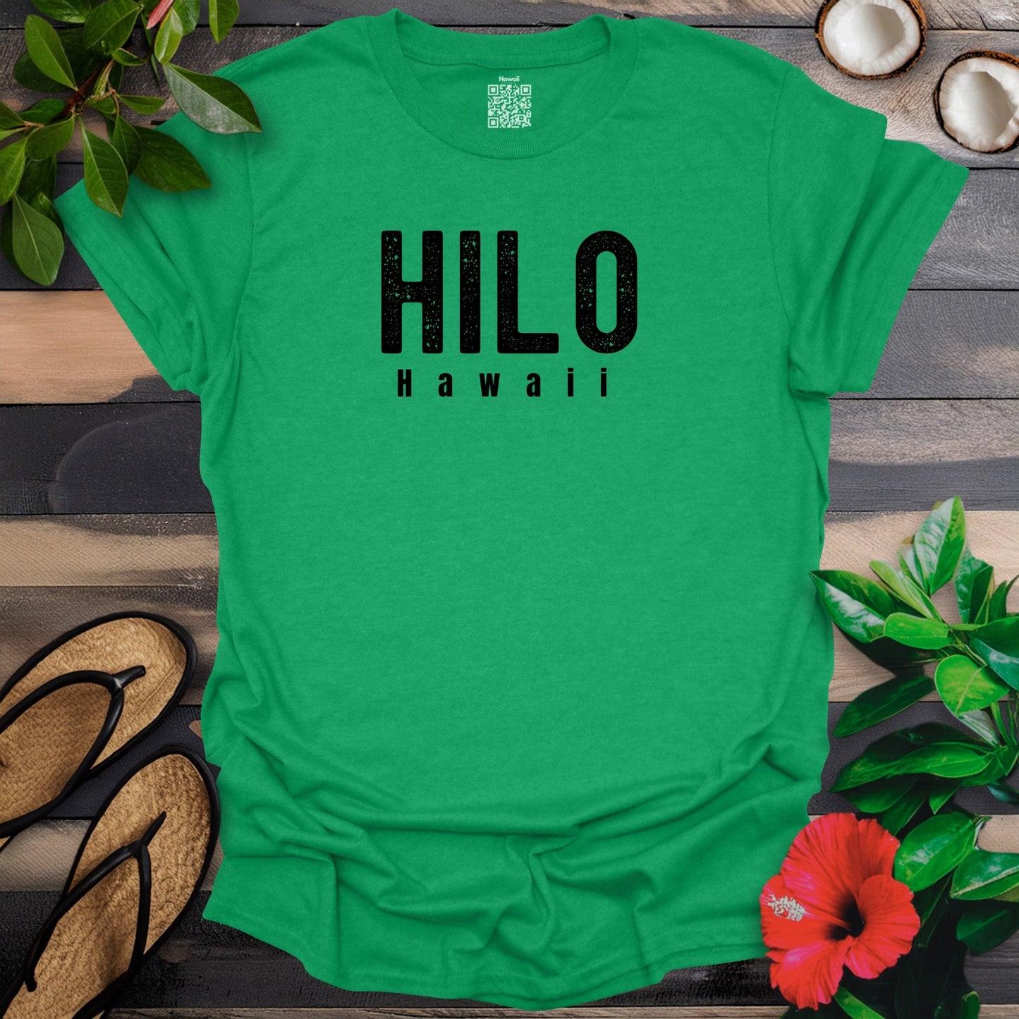 Hilo Big Black Bold T-Shirt