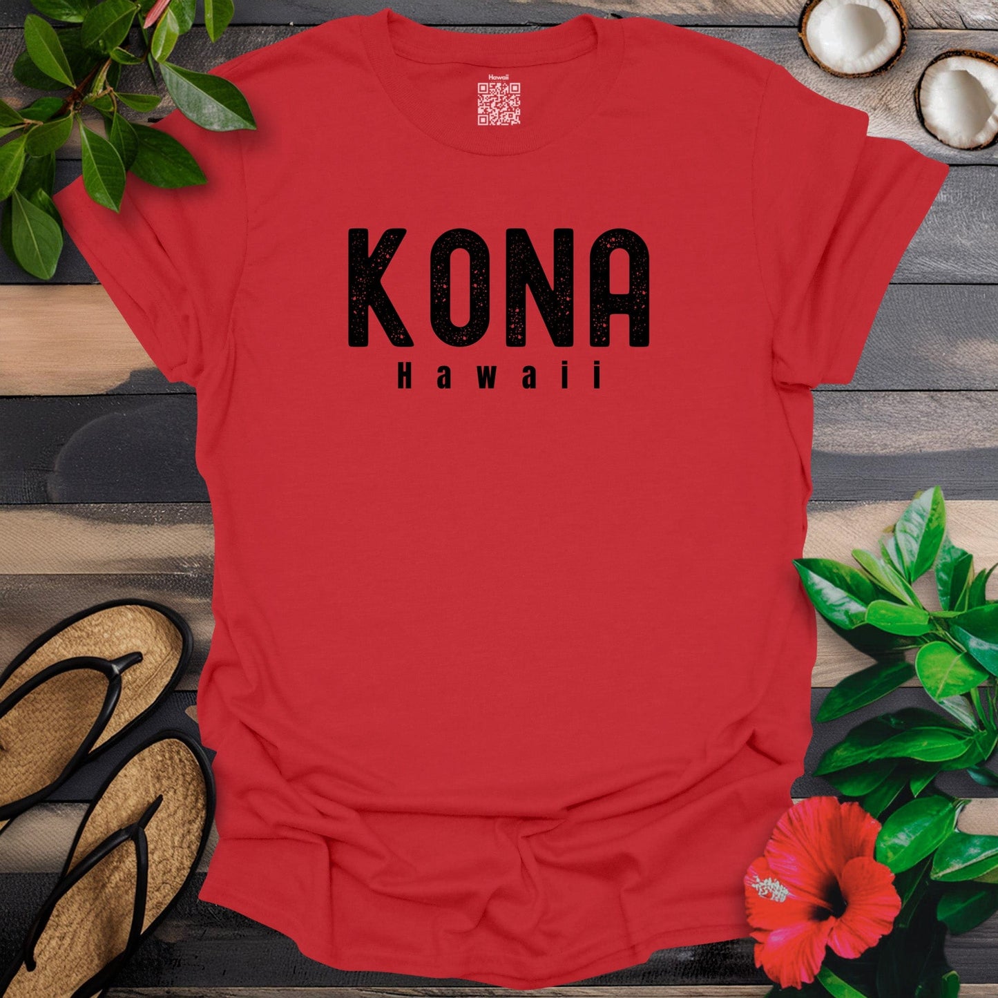 Kona Hawaii Big Black Bold T-Shirt