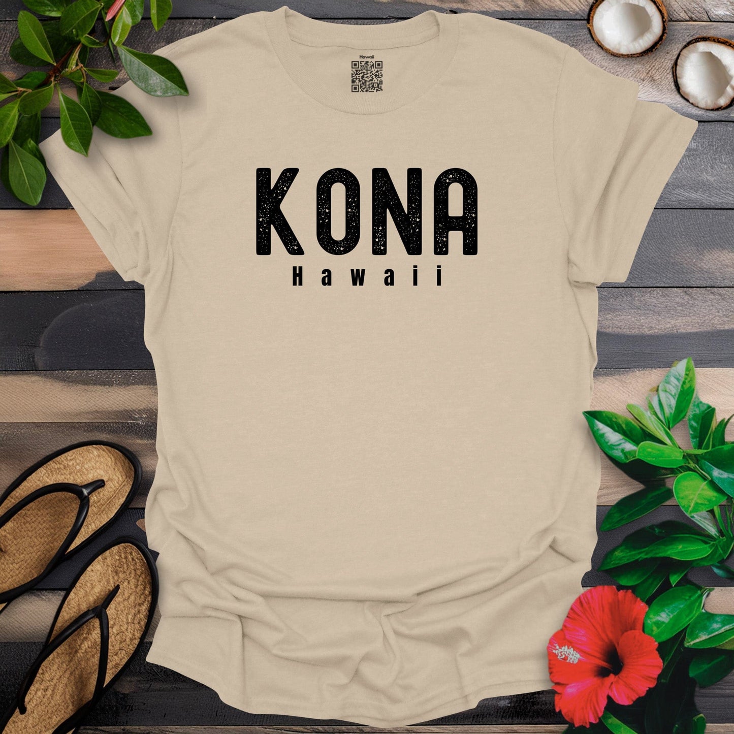 Kona Hawaii Big Black Bold T-Shirt