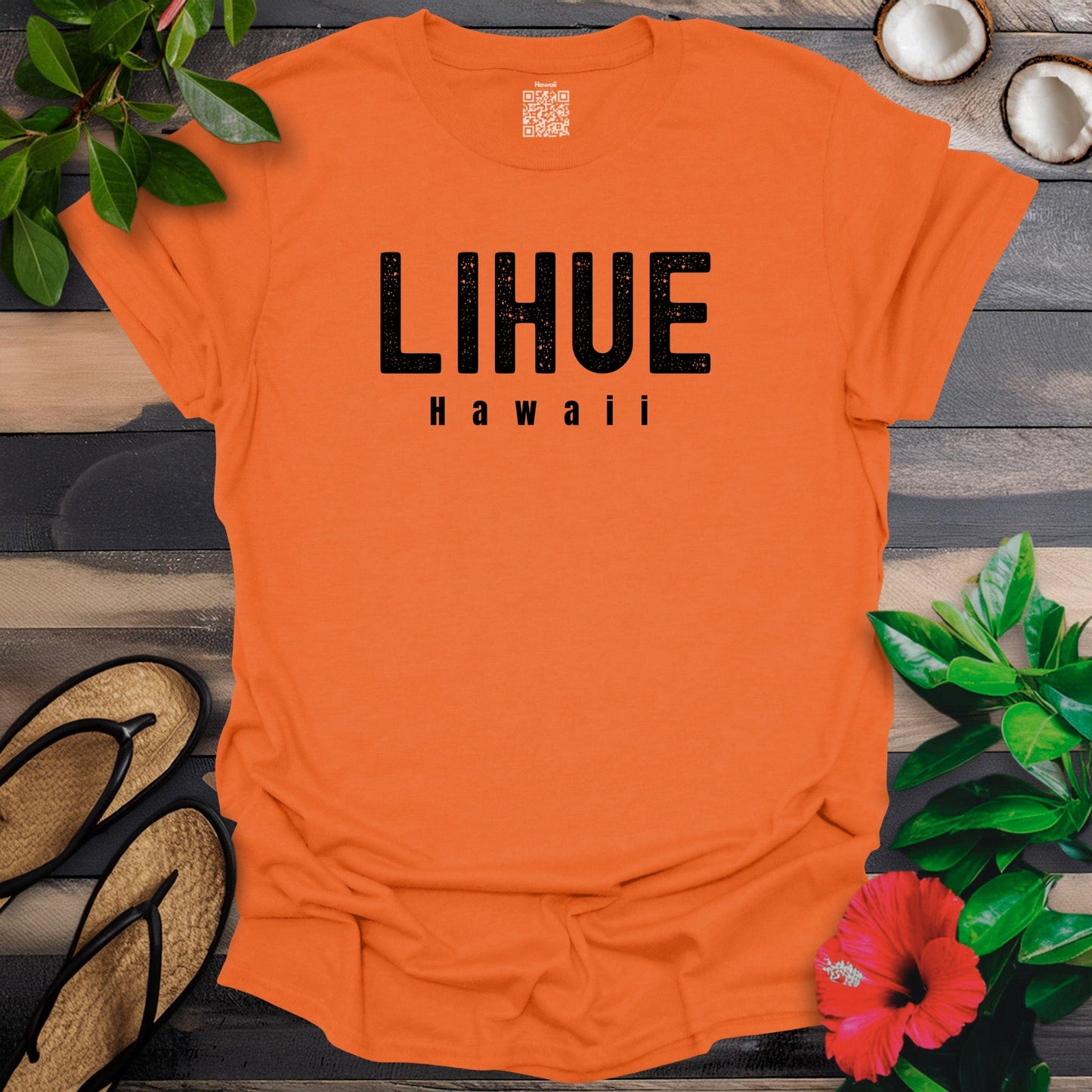 Lihue Big Black Bold T-Shirt