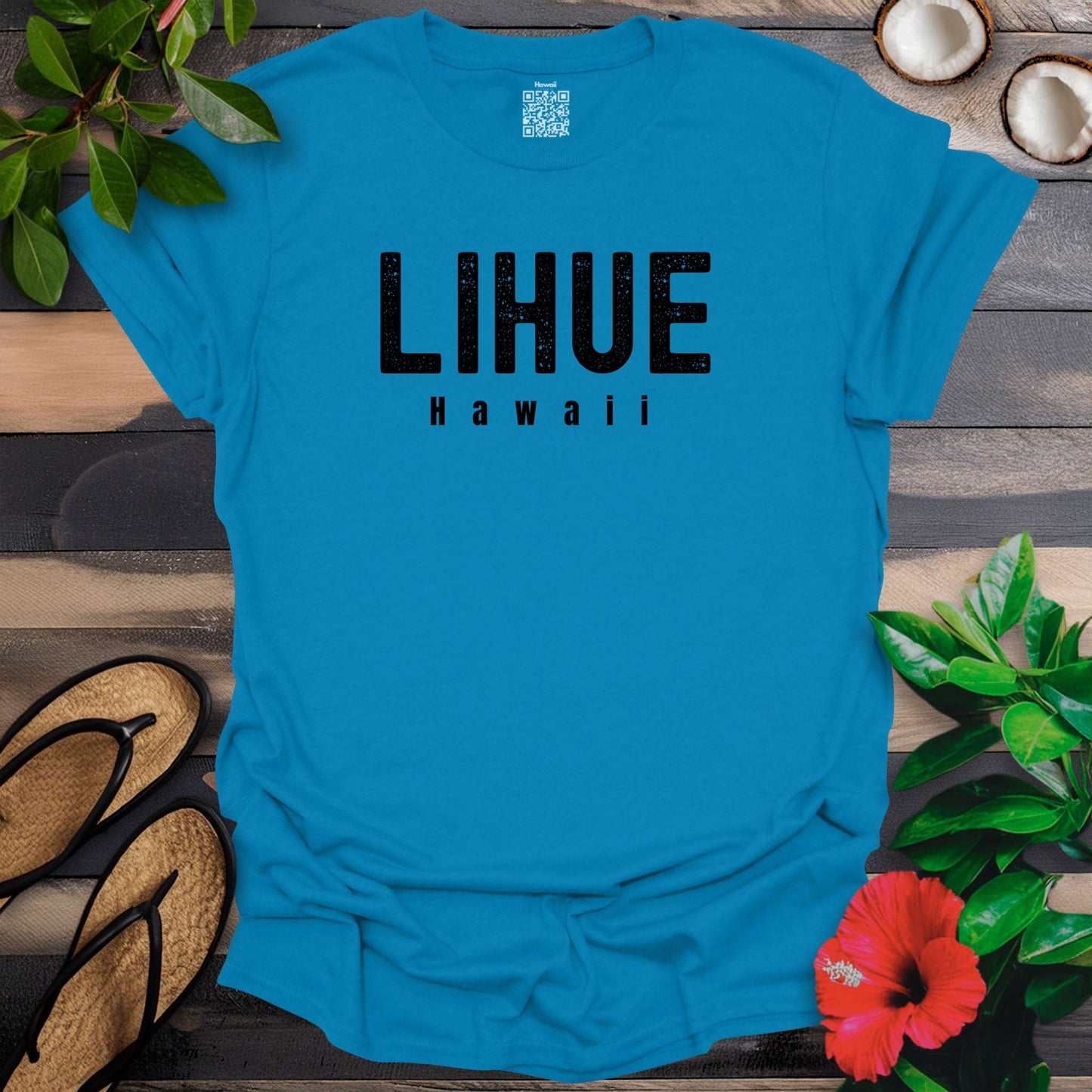 Lihue Big Black Bold T-Shirt