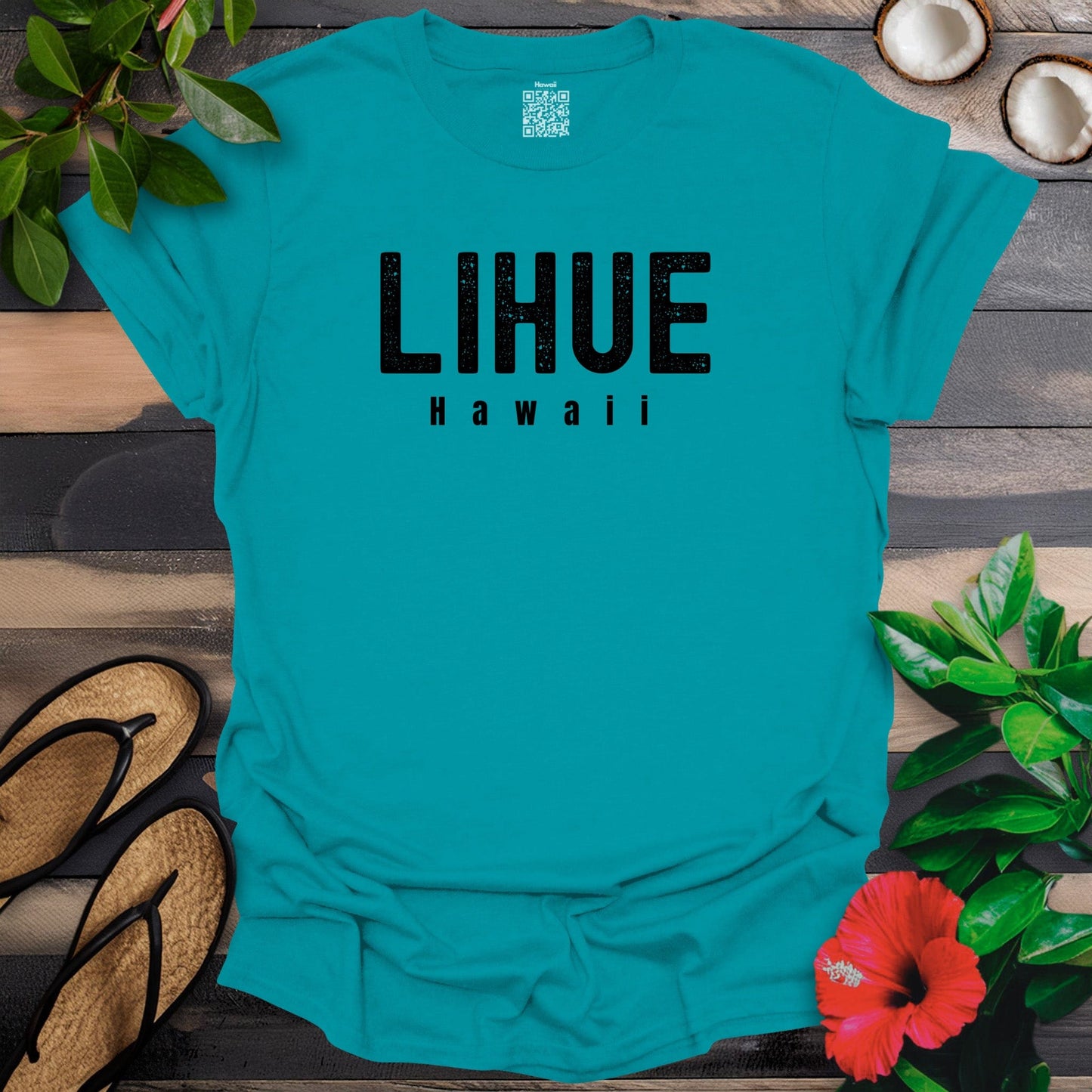 Lihue Big Black Bold T-Shirt