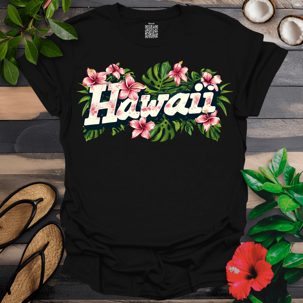 Monstera Pink Hawaii T-Shirt