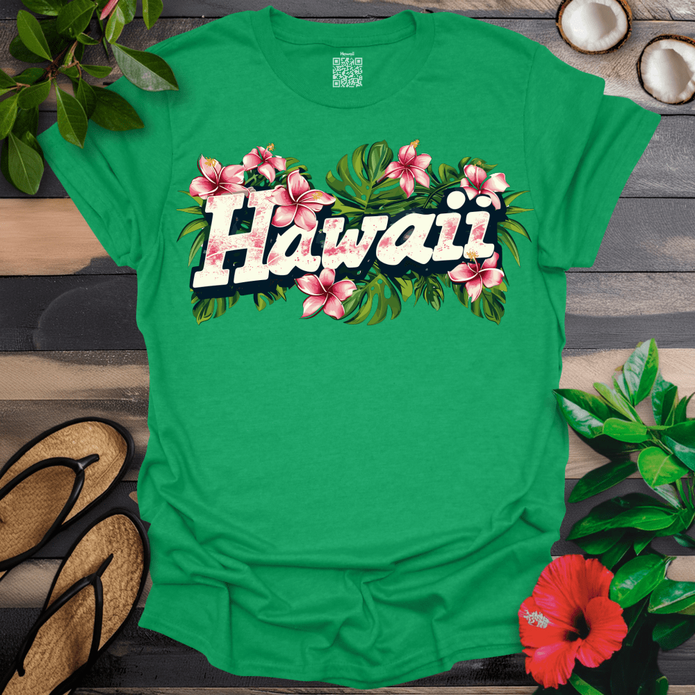 Monstera Pink Hawaii T-Shirt