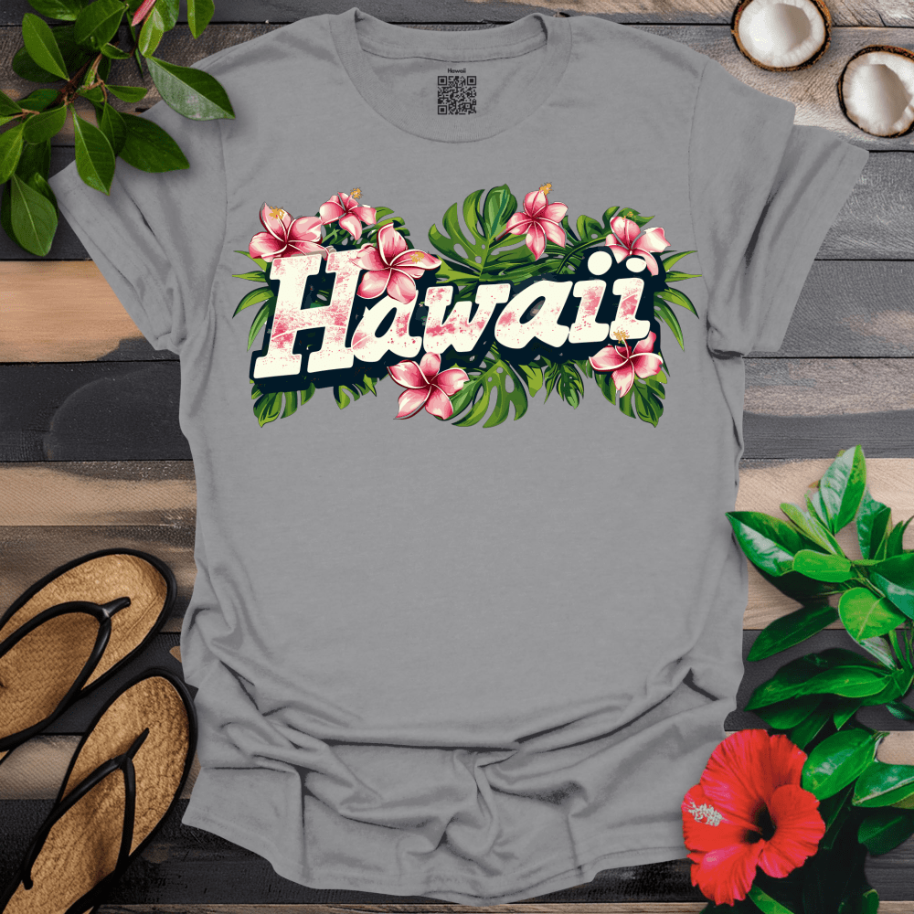 Monstera Pink Hawaii T-Shirt