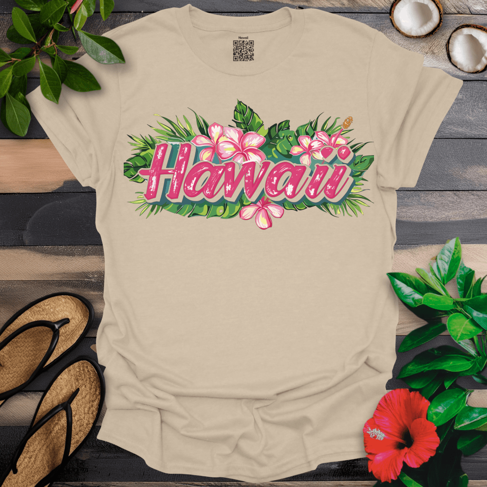 Pink Plumeria Spread T-Shirt