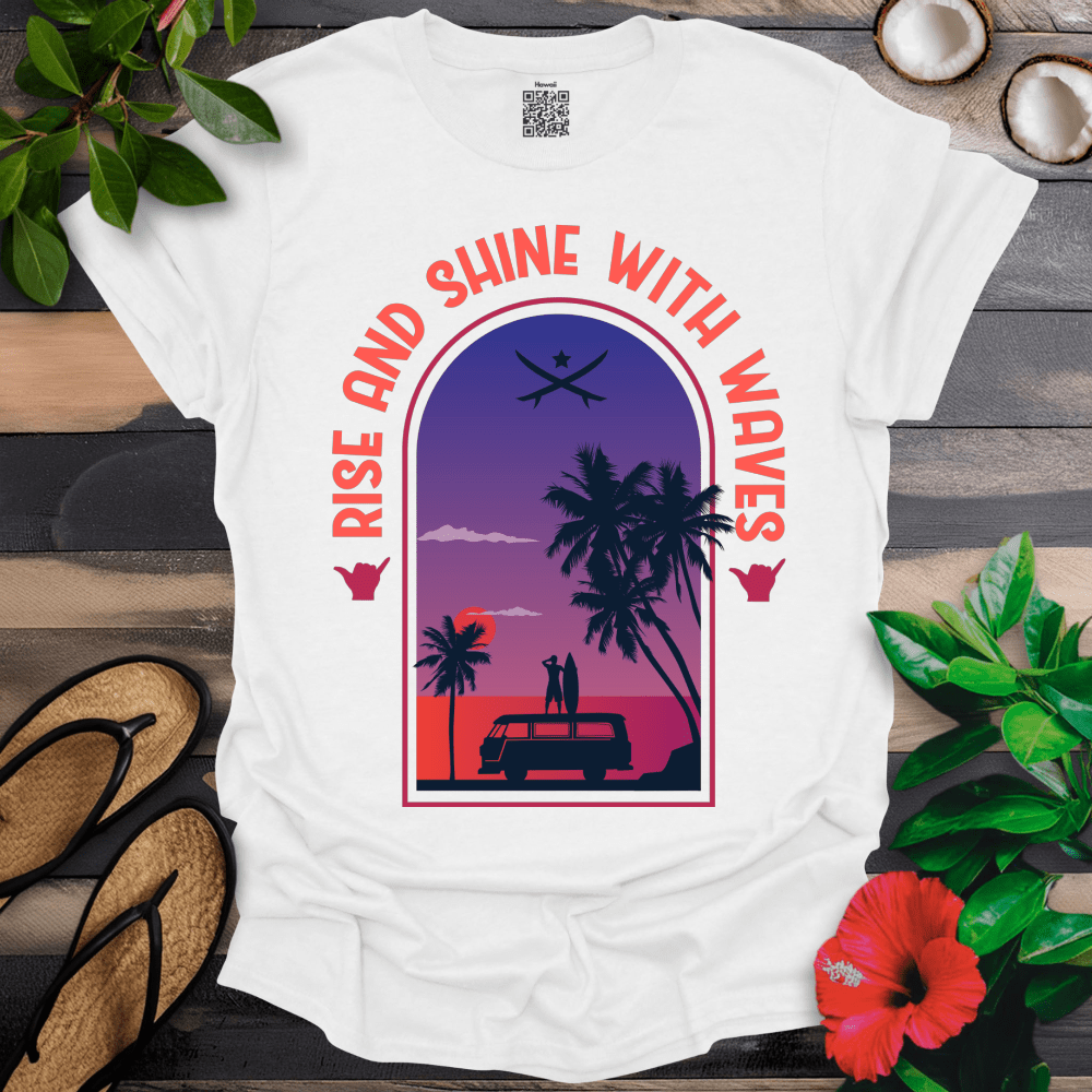 Rise and Shine with Waves T-Shirt