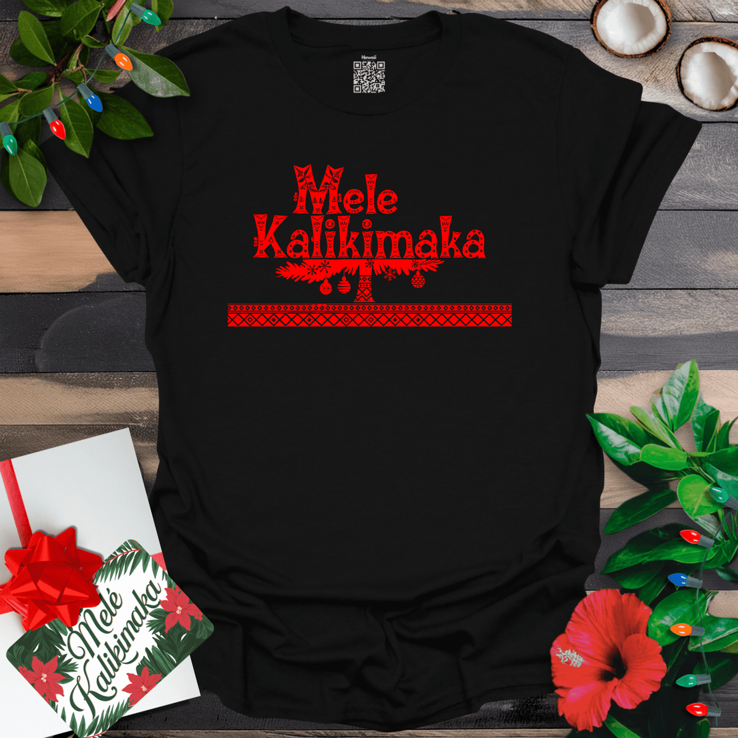 Red Mele Kalikimaka Classic T-Shirt