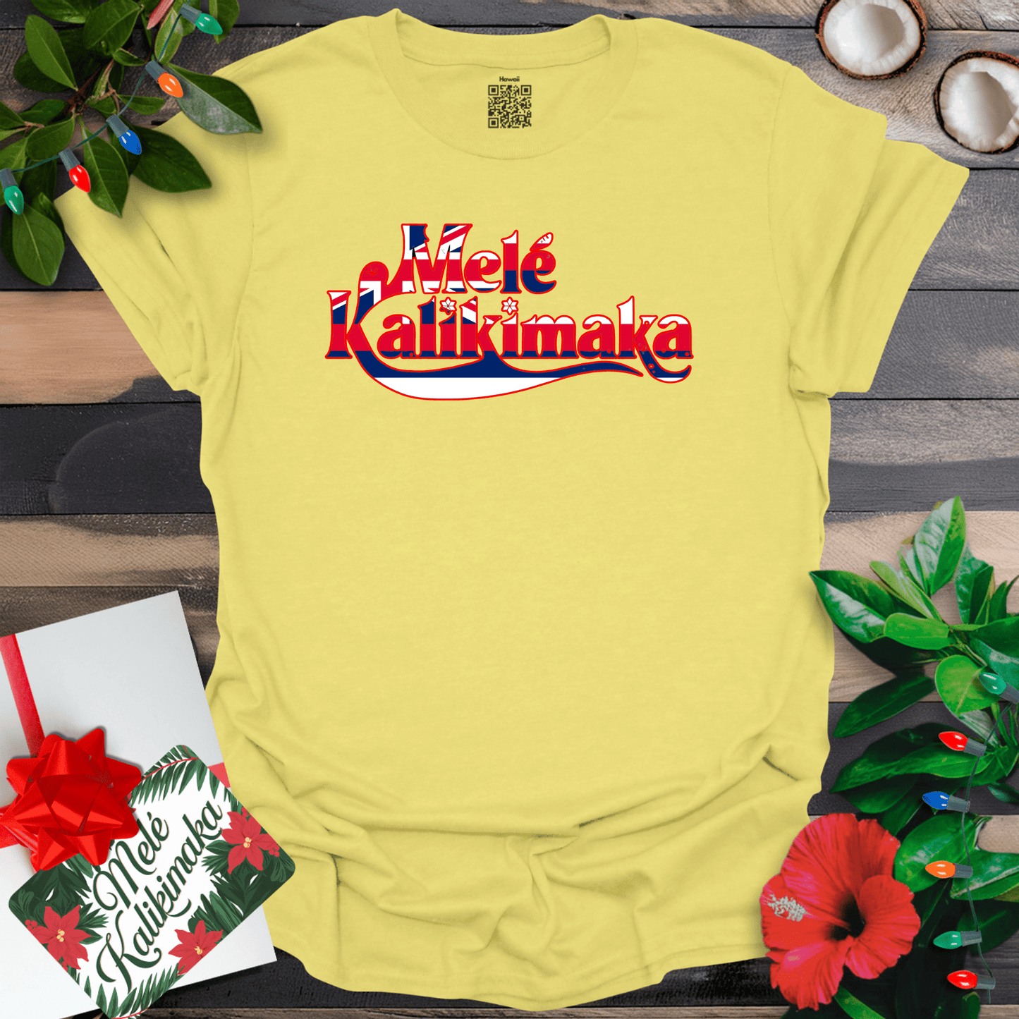 Mele Kalikimaka Flag T-Shirt