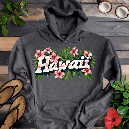 Monstera Pink Hawaii Hoodie