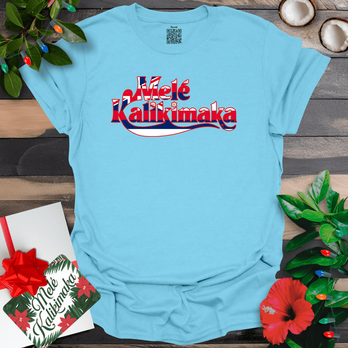 Mele Kalikimaka Flag T-Shirt