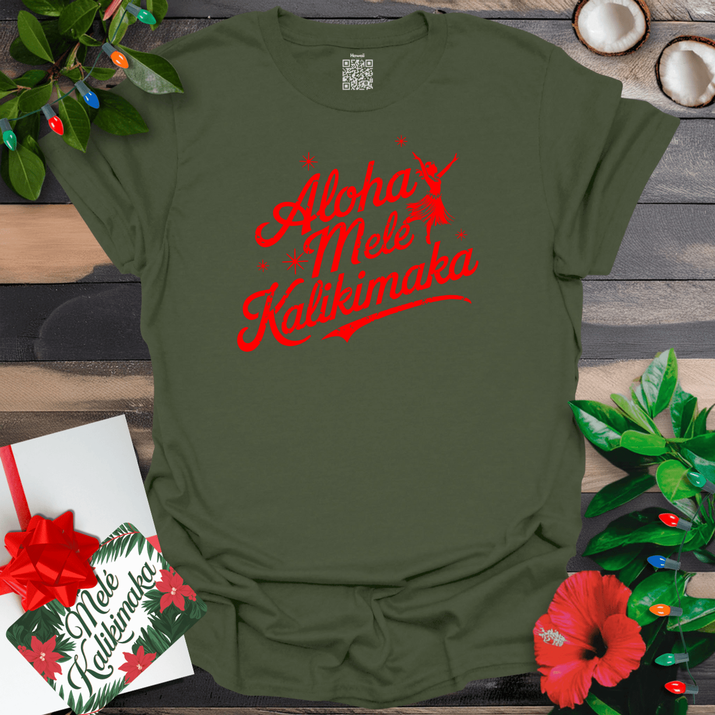 Red Mele Kalikimaka T-Shirt