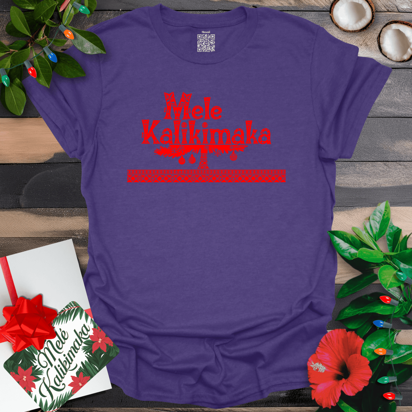 Red Mele Kalikimaka Classic T-Shirt