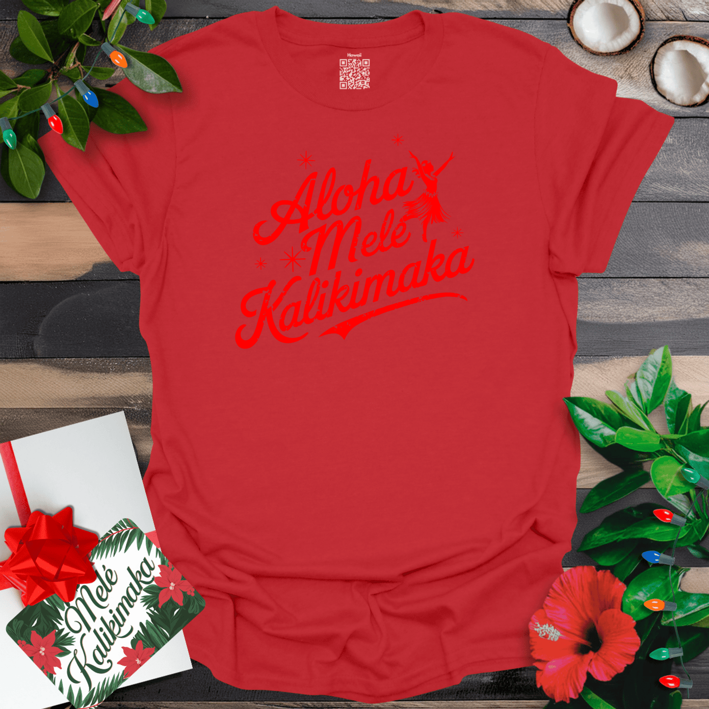 Red Mele Kalikimaka T-Shirt