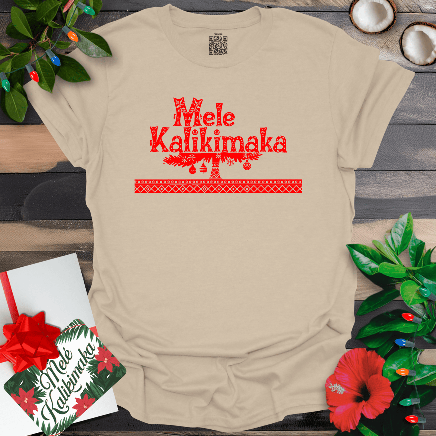 Red Mele Kalikimaka Classic T-Shirt