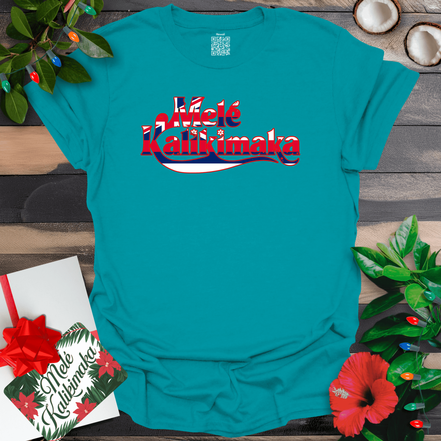 Mele Kalikimaka Flag T-Shirt