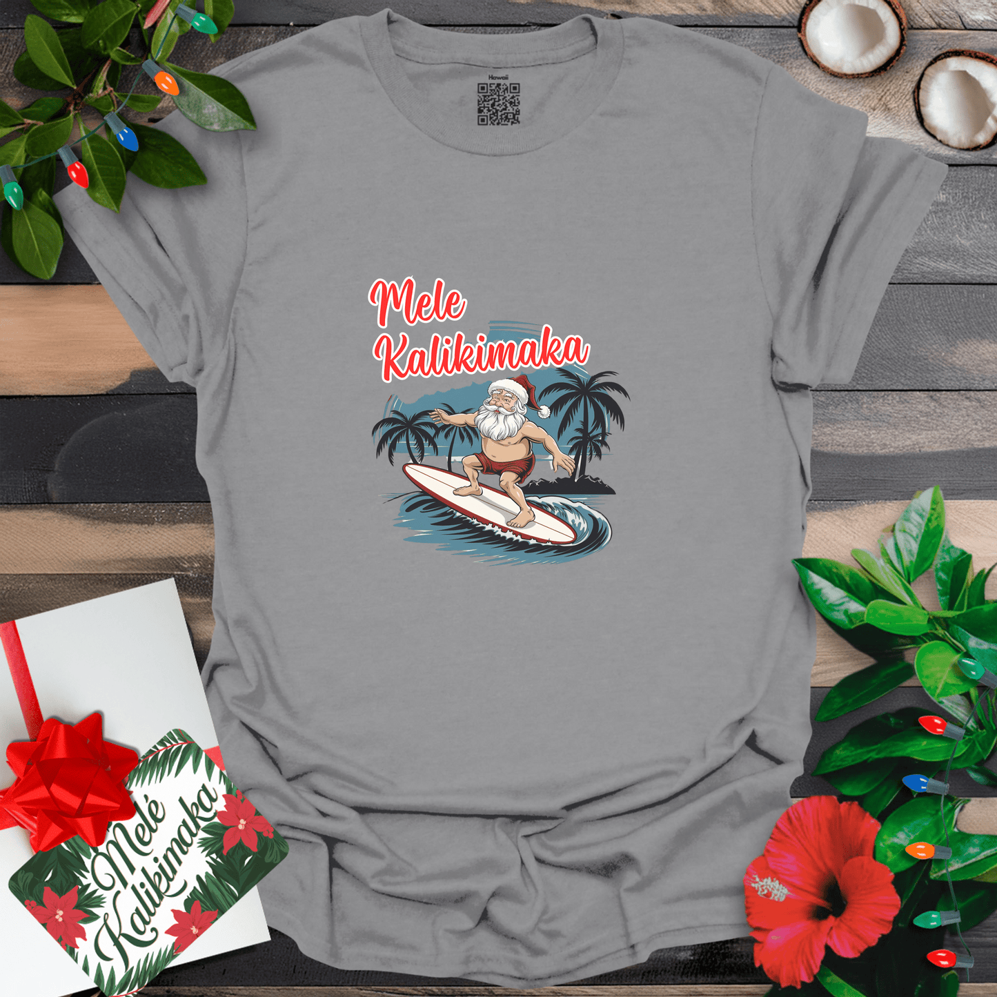 Surfing Santa T-Shirt