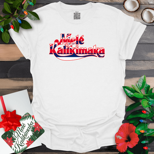 Mele Kalikimaka Flag T-Shirt