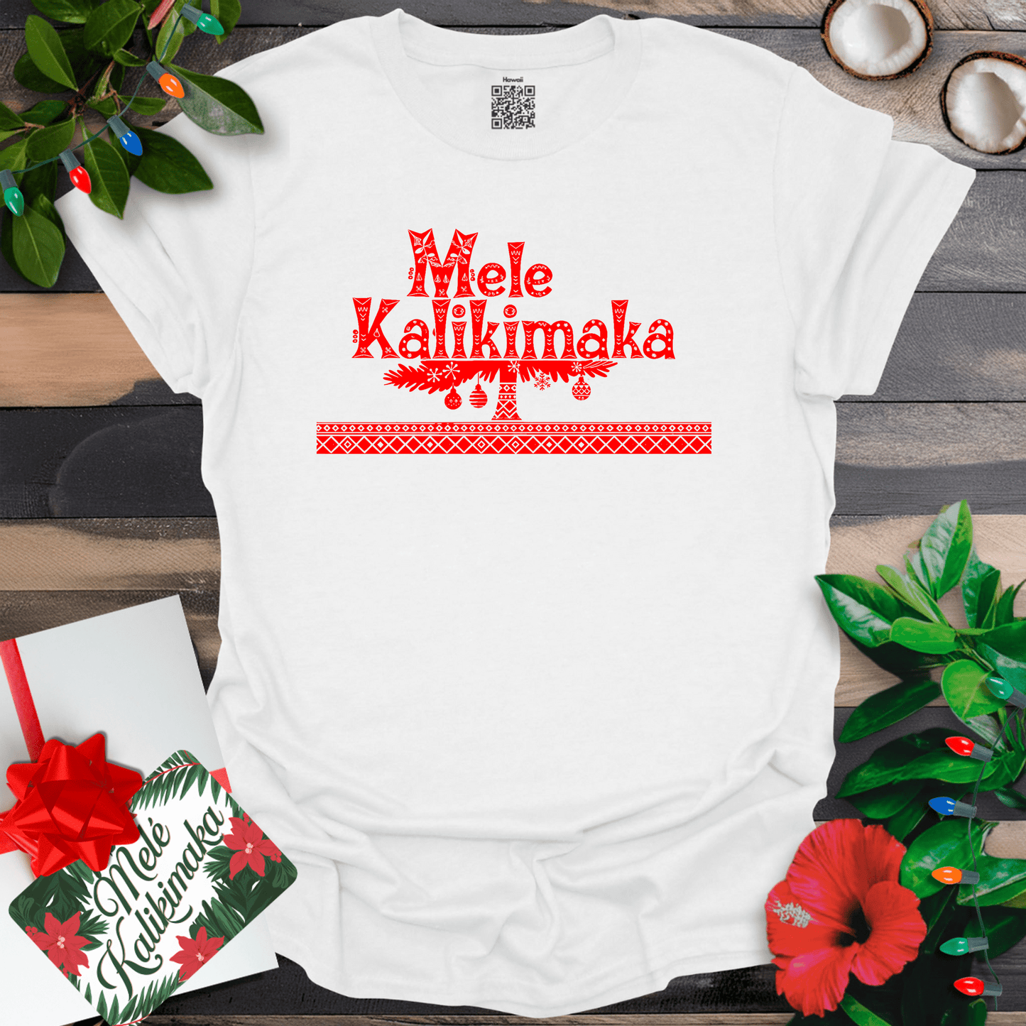 Red Mele Kalikimaka Classic T-Shirt